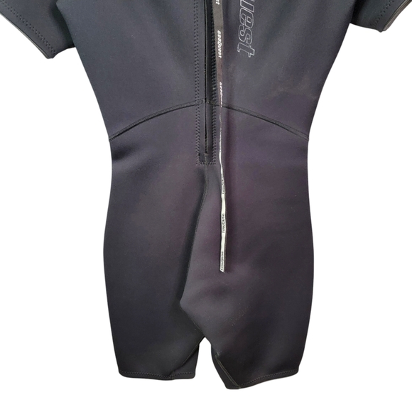Seaquest Dsv Black Purple Short Sleeve Wetsuit Divingsuit Scuba Women's 11-12 - Picture 8 of 13